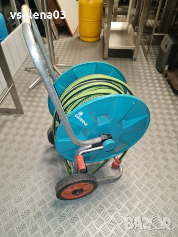 макара с маркуч gardena-голяма, снимка 2 - Парочистачки и Водоструйки - 51435784