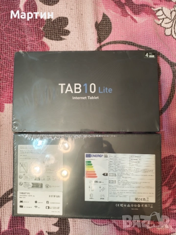 Fitifun M10 10″ • 4GB RAM + 32GB • Android 14 • Чисто нови • 2 таблета