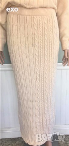 Костюм с пола, Елегантен костюм, Дамски костюм, Пуловер с пола, снимка 5 - Рокли - 43231577