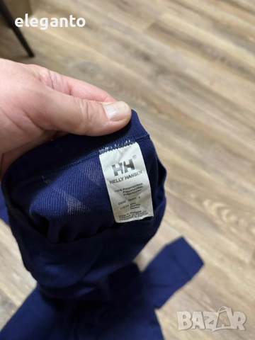 Мъжко ! Helly Hansen  Dry Stripe Crew Long Sleeve Baselayer - Navy, L размер, снимка 9 - Тениски - 52827636