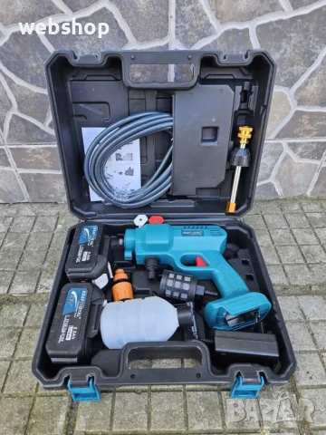 ПРОМО!! Акумулаторна Водоструйка с 2 Батерии в куфар KRAFTROYAL