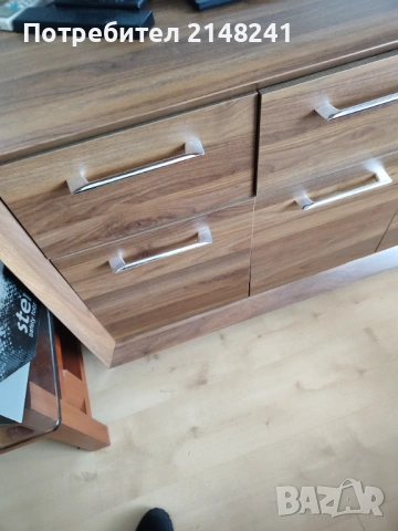 Подарявам  скрин  за хол и холна масичка  със закалено стъкло, снимка 8 - Скринове - 53175624