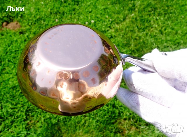 Меден черпак ръчно кован. , снимка 7 - Антикварни и старинни предмети - 36914776