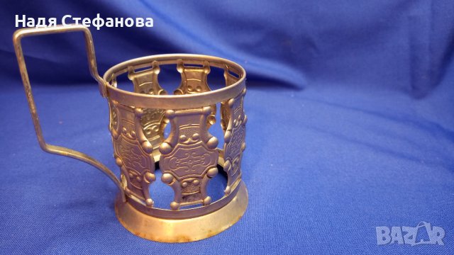 Класически руски подстакана за стъклени чаши за чай, масивни 6 бр, снимка 7 - Чаши - 44004166