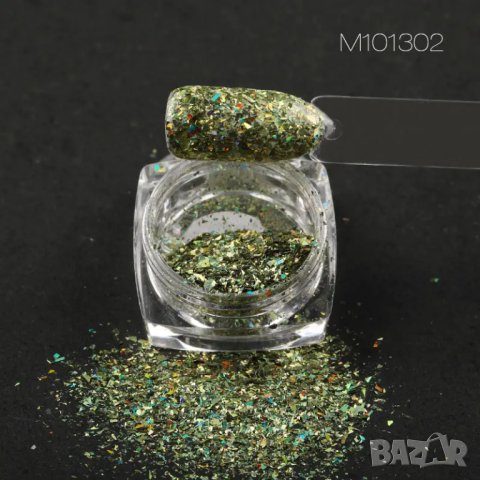 Холограмни пигменти за декорация, снимка 3 - Продукти за маникюр - 32653088