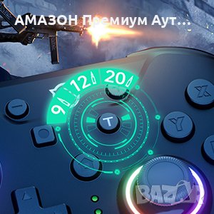 NYXI Chaos Switch Pro безжичен контролер/RGB LED подсветка-Nintendo Switch/Lite/OLED,програмируем, снимка 11 - Аксесоари - 43506568