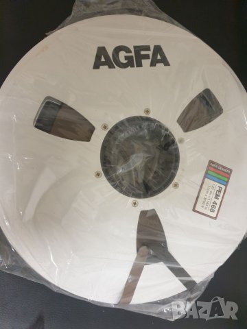 32см метална магнетофонна ролка AGFA. 1/2 инч По 100лв./бр. Пълни с ленти до средата. , снимка 5 - Други - 32898472