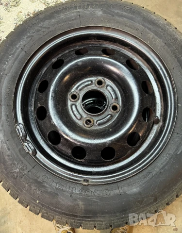 4бр КОМПЛЕКТ ЗИМНИ ГУМИ 14 ЦОЛОВИ СТОМАНЕНИ ДЖАНТИ и ТАСОВЕ FORD 185 65 14 Orium 601 185/65/14 R14, снимка 6 - Гуми и джанти - 50857711
