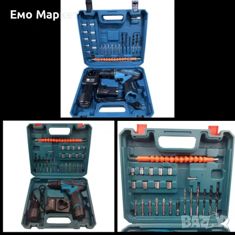 Акумулаторен Винтоверт с две батерии - Компелкт