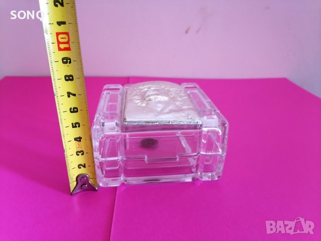 Прекрасна Италианска Кутия За Бижута Оловен Кристал Със  Иконка, снимка 8 - Други - 43150906