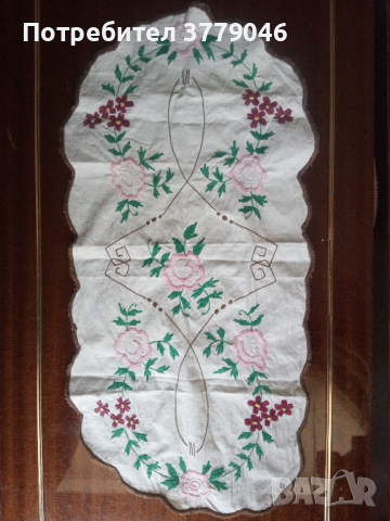 Каре с ръчна бродерия от социализма , снимка 9 - Антикварни и старинни предмети - 44906357