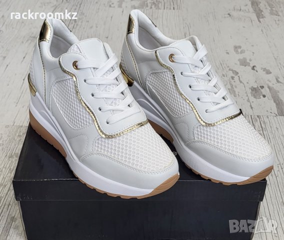 Дамски маратонки на платформа GOGO Shoes 8866 white, снимка 2 - Маратонки - 37818050