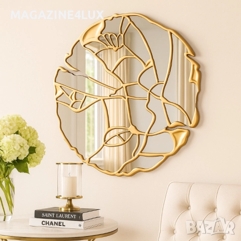 Дизайнерско луксозно огледало, снимка 4 - Огледала - 51756452