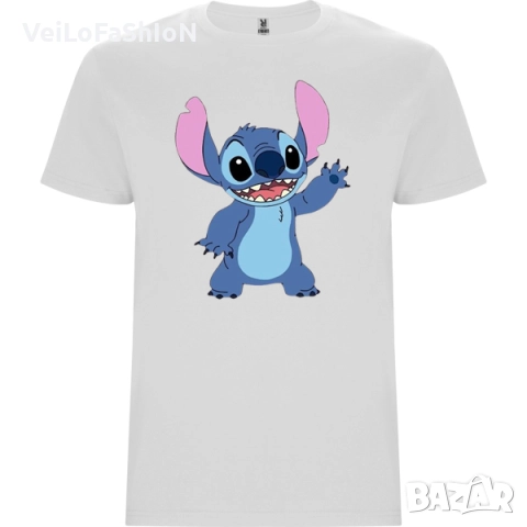 Нова сладка детска тениска с героя Стич / Stitch в три цвята, снимка 2 - Детски тениски и потници - 48859854