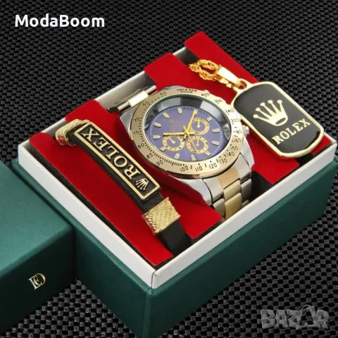 Rolex мъжки подаръчни комплекти , снимка 7 - Подаръци за мъже - 48354021