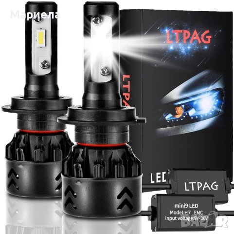LED H7 крушки за автомобил LTPAG 60вата, снимка 3 - Части - 43731566