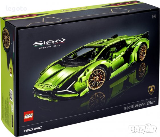 НОВО ЛЕГО 42115 Техник - Ламборгини Сиан FKP 37 LEGO 42115  TECHNIK - Lamborghini Sián FKP 37 42115