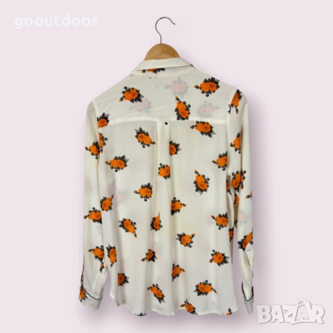 Ganni Rosemont Floral принт риза (38), снимка 2 - Ризи - 53332660