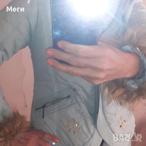 дамско-младежко нежно светло зелено- синьо късо с етикета яке, снимка 9 - Якета - 52400196