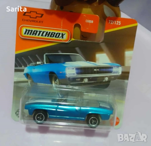 Количка Камаро / Camaro SS 396 matchbox, снимка 2 - Колекции - 52493218