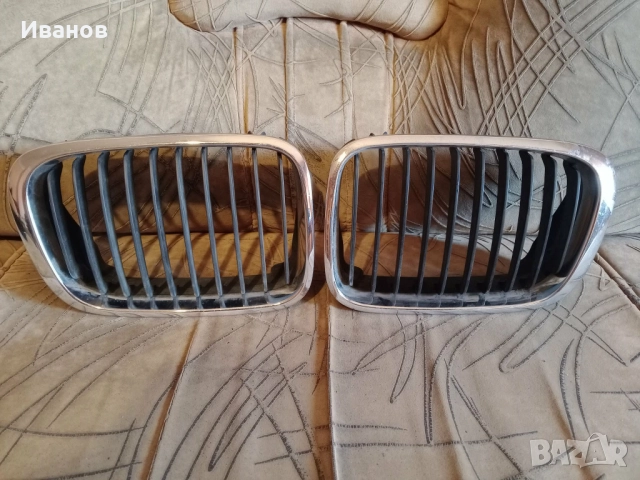 BMW E46 двойни черни и оригинални хромирани бъбреци , снимка 2 - Аксесоари и консумативи - 52915152