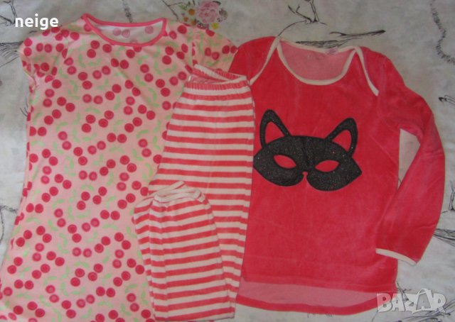 Плюшена термо пижама с подарък (7-8 г), снимка 2 - Детски пижами - 34630669