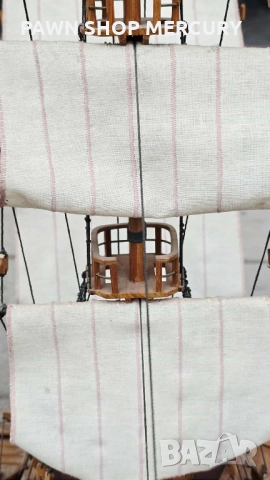 Продавам ръчна изработка старинен кораб уникат, снимка 14 - Антикварни и старинни предмети - 52012065