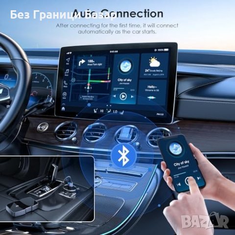 Нов Безжичен Адаптер Кола 5GHz WiFi Plug&Play за iOS 10+ и Автомобили, снимка 2 - Аксесоари и консумативи - 43502271