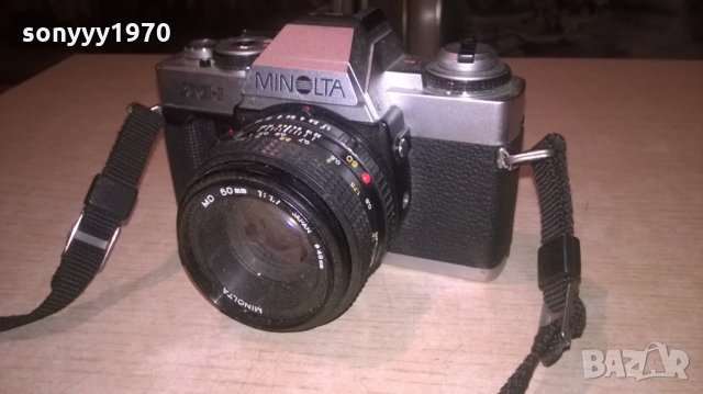 MINOLTA+MINOLTA-JAPAN-АПАРАТ И ОБЕКТИВ-ВНОС шВЕЦИЯ, снимка 5 - Фотоапарати - 26964693