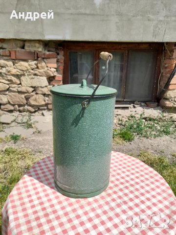 Стара Емайлирана Кофа,Котленка #2, снимка 2 - Антикварни и старинни предмети - 33146762