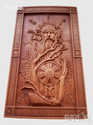 Дърворезба "Ипсилон с двете хасти", снимка 4 - Пана - 52725662