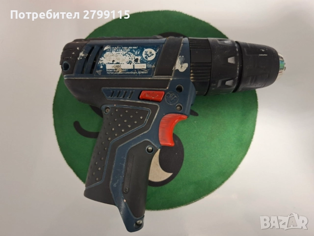 Акумулаторен ударен винтоверт Bosch GSB 10,8‑2‑LI – комплект с две батерии и зарядно, снимка 2 - Винтоверти - 52991860