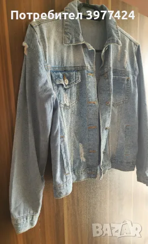 Продавам дънково яке в отлично състояние., снимка 4 - Якета - 49606397