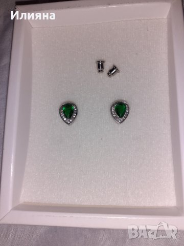 Кристали Сваровски обеци, снимка 2 - Обеци - 35614544