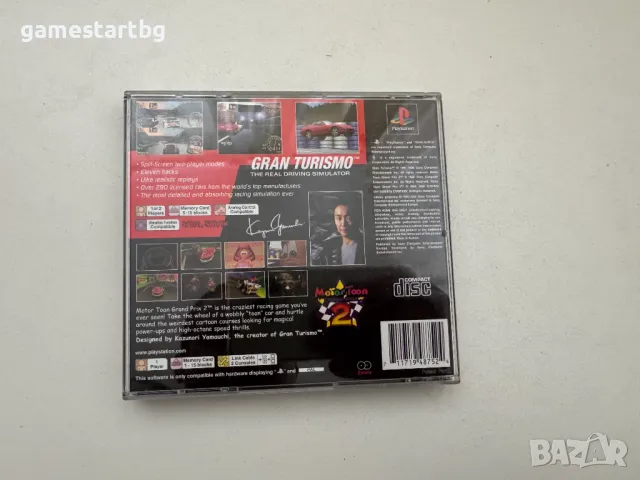 Motor Toon Grand Prix 2 / Gran Turismo за PS1, снимка 2 - Игри за PlayStation - 50230366