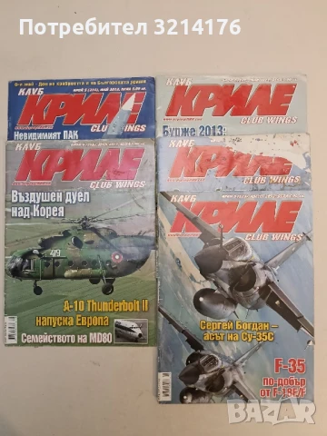 Клуб „Криле“ Бр. 5, 6, 7, 8, 9 / 2013 – Колектив