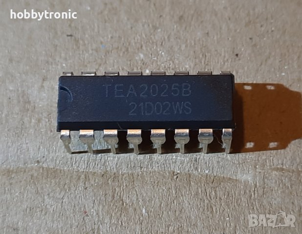 TEA2025 маломощен стерео усилвател 2x0.1-2.3W 