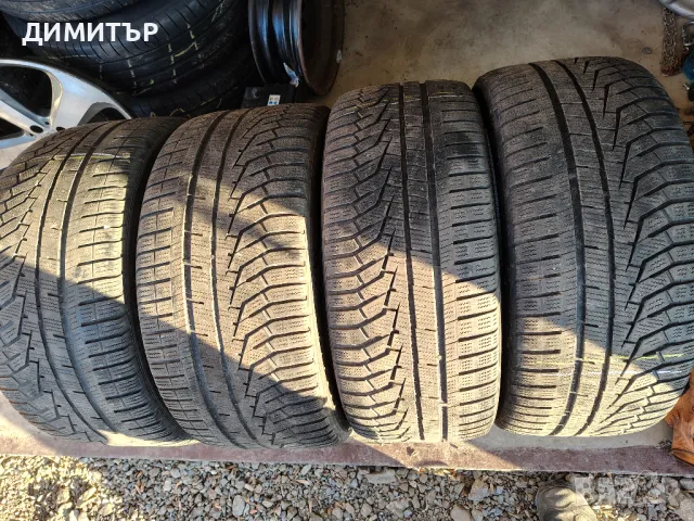 4бр.зимни гуми HANKOOK 245/45/18+275/40/18 100V DOT 3319, снимка 2 - Гуми и джанти - 49405505