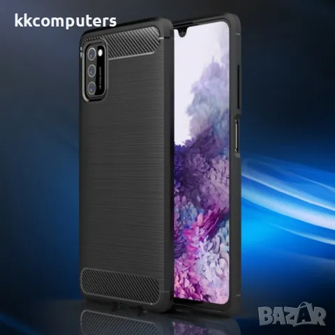 Samsung Galaxy A03s Удароустойчив Carbon Fiber Калъф и Протектор, снимка 9 - Калъфи, кейсове - 48611234