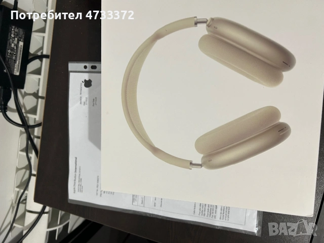 AirPods Max Gold с гаранция, снимка 2 - Bluetooth слушалки - 53419220