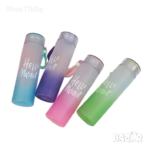 500 мл градиентна цветна бутилка за вода, снимка 10 - Други - 48701496