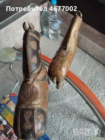 Кончета от дърво мед и бронз, снимка 4 - Антикварни и старинни предмети - 52918729