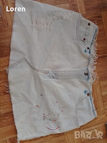 💙 Janina 💙Дънкова поличка , снимка 2 - Поли - 49844957