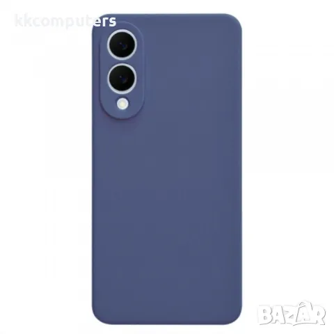 Калъф силикон / Син мат / за Samsung S25 Edge Баркод : 3131993