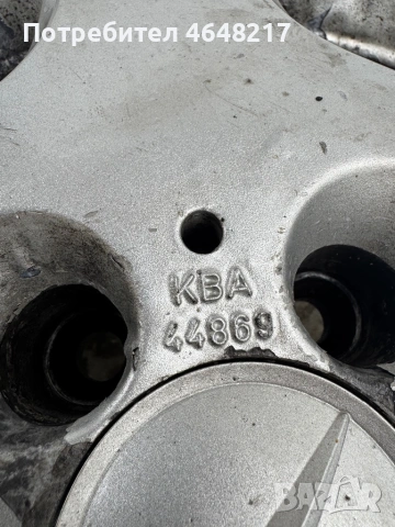 Лети джанти Мерцедес, 15 цола, 7Jx15 H2 ET42, снимка 4 - Гуми и джанти - 53213853