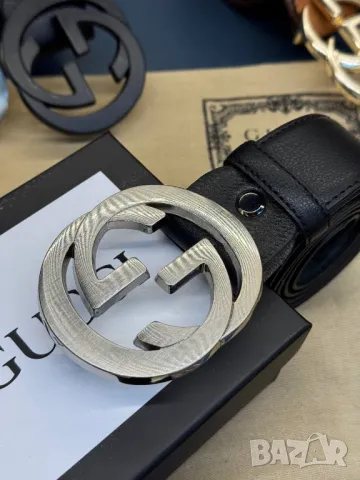 колани от естествена кожа в кутия gucci, снимка 6 - Колани - 50406184