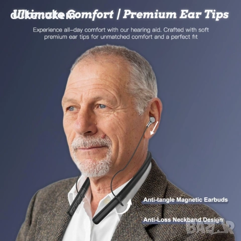 Безжични in-ear слушалки с neckband – шумопотискане, снимка 6 - Bluetooth слушалки - 53149361