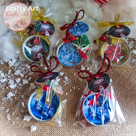 Коледни играчки за елха с късметче, снимка 9 - Коледни подаръци - 51956508