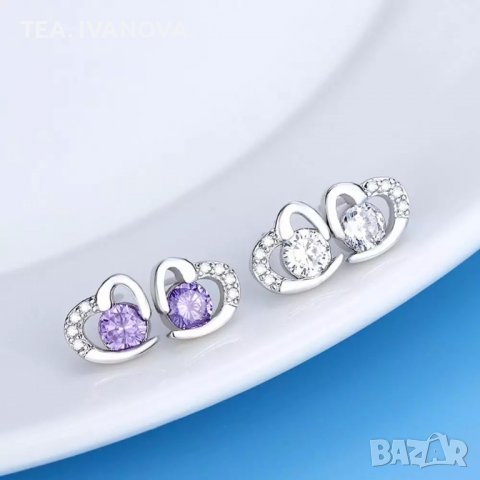 Различни модели дамски обеци, снимка 2 - Обеци - 27940340