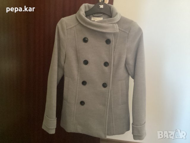Дамско палто H&M,уникален модел ,коментар , снимка 2 - Сака - 38453083
